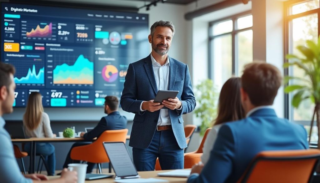 découvrez le métier de directeur marketing digital : formation, missions quotidiennes, compétences incontournables et fourchettes de rémunération. un guide complet pour mieux comprendre ce poste stratégique en entreprise.