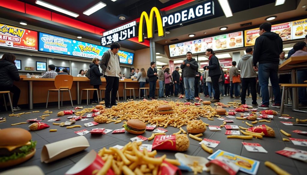 découvrez comment une campagne de mcdonald’s au japon dédiée aux cartes pokémon a provoqué des files d’attente massives et un important gaspillage alimentaire, suscitant la controverse et des réactions sur les réseaux sociaux.