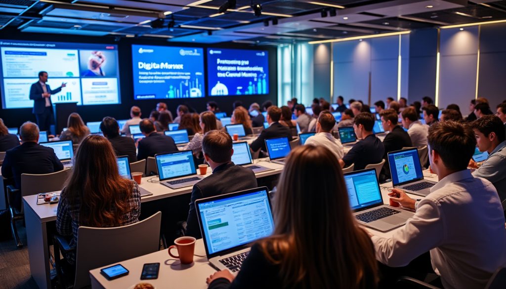 participez aux jours du marketing digital : 3 jours intenses et 24 webinaires pour maîtriser les stratégies clés et transformer vos clics en conversions. boostez votre efficacité en marketing digital avec des experts et des conseils pratiques.