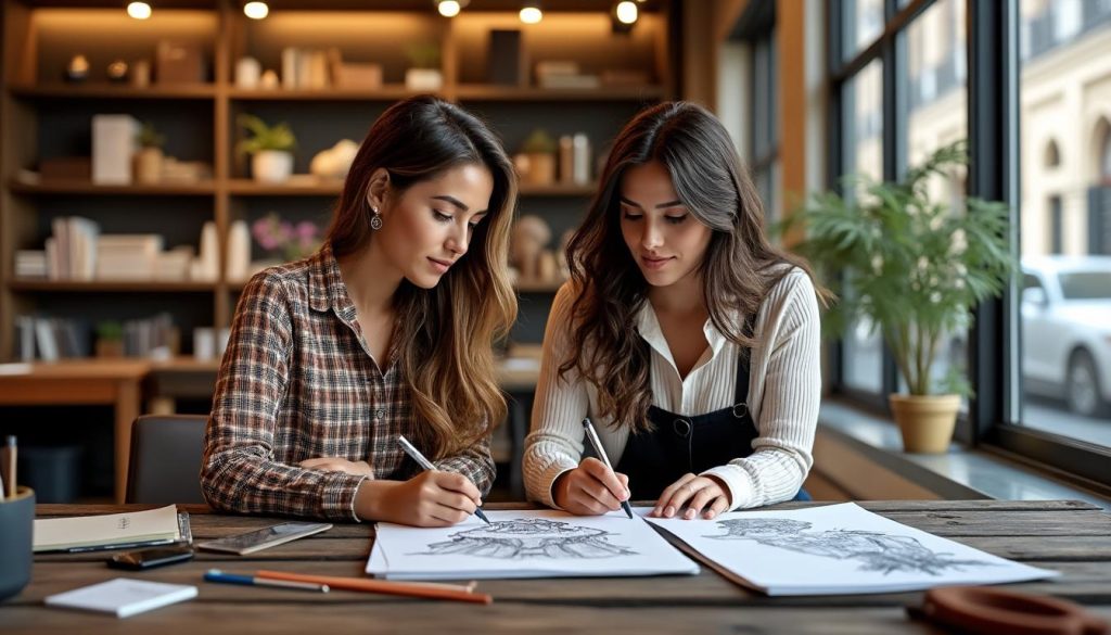 découvrez comment alizée et fanny transforment les vitrines en œuvres d'art uniques grâce à l'agence n°4, maître de la magie créative et de l'innovation visuelle.