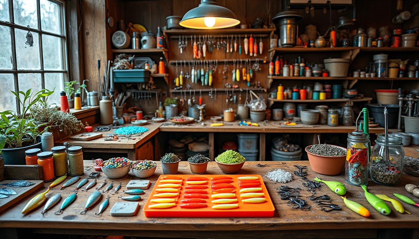 un entrepreneur mayennais redonne vie à 'bricoleurre', la marque innovante de leurres de pêche, désormais présente dans 17 pays à travers le monde.