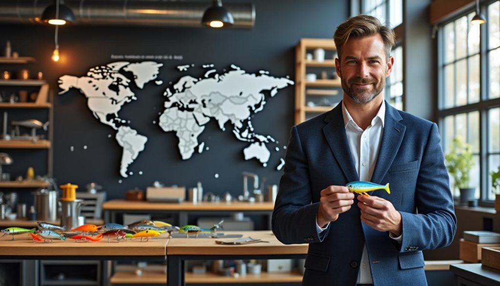 un entrepreneur de la mayenne relance 'bricoleurre', la marque de leurres de pêche reconnue dans 17 pays, alliant tradition et innovation pour séduire les passionnés.