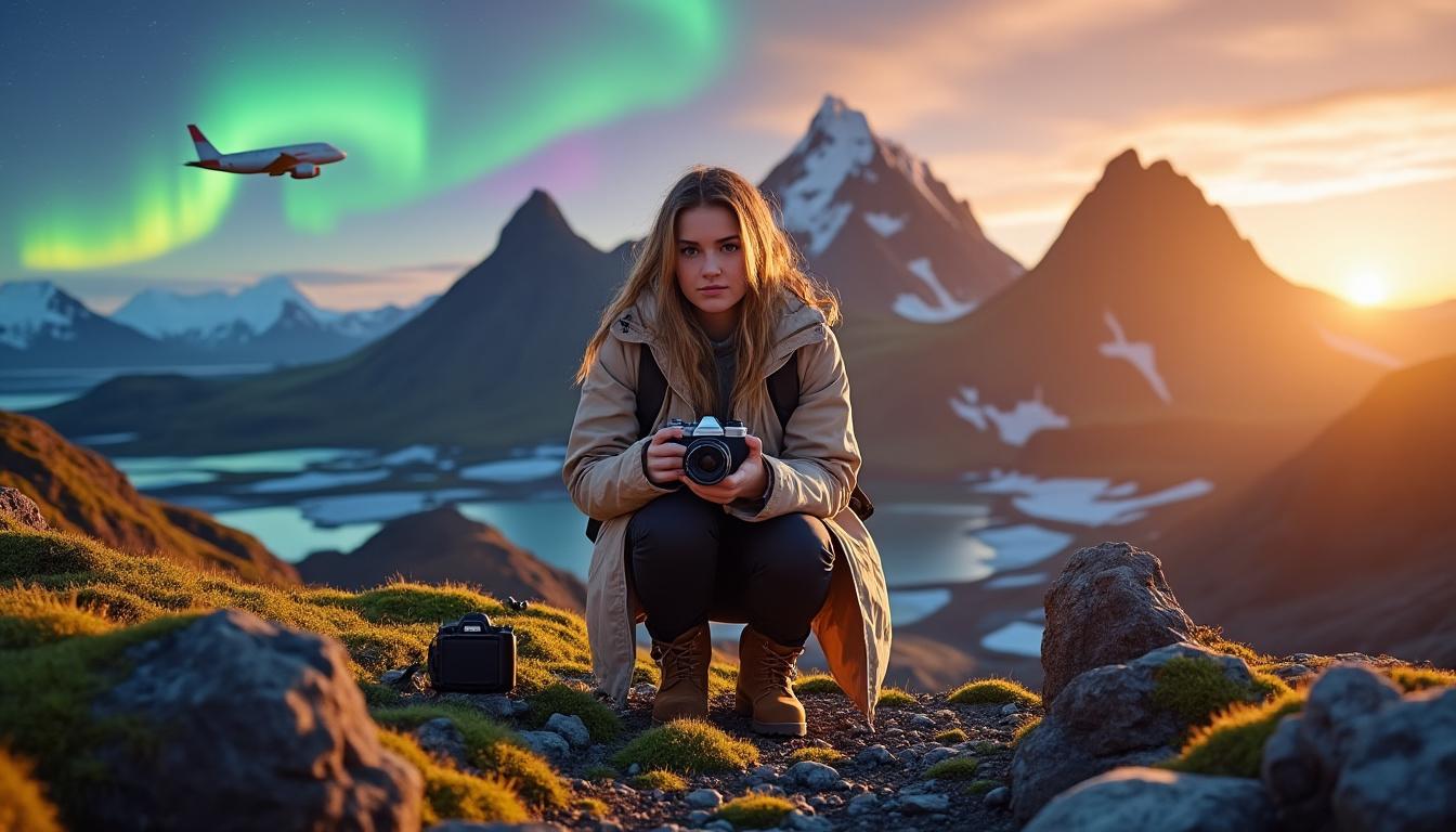 une compagnie aérienne en islande recrute un photographe sans expérience pour sa prochaine campagne publicitaire. une opportunité unique à ne pas manquer !