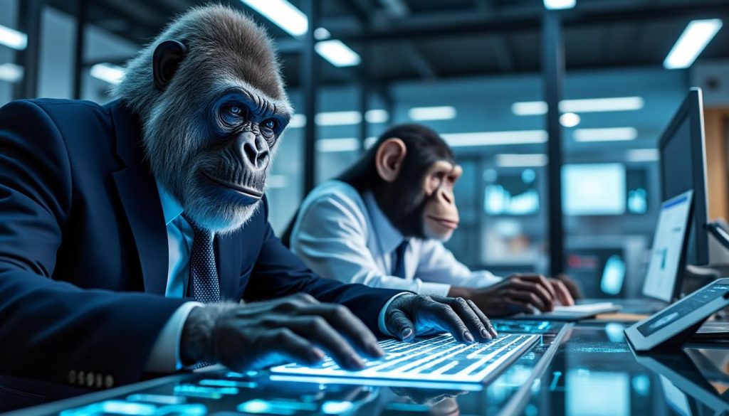 découvrez l'entreprise des agents, une réalité aussi fascinante et surprenante que l'univers captivant de la planète des singes.