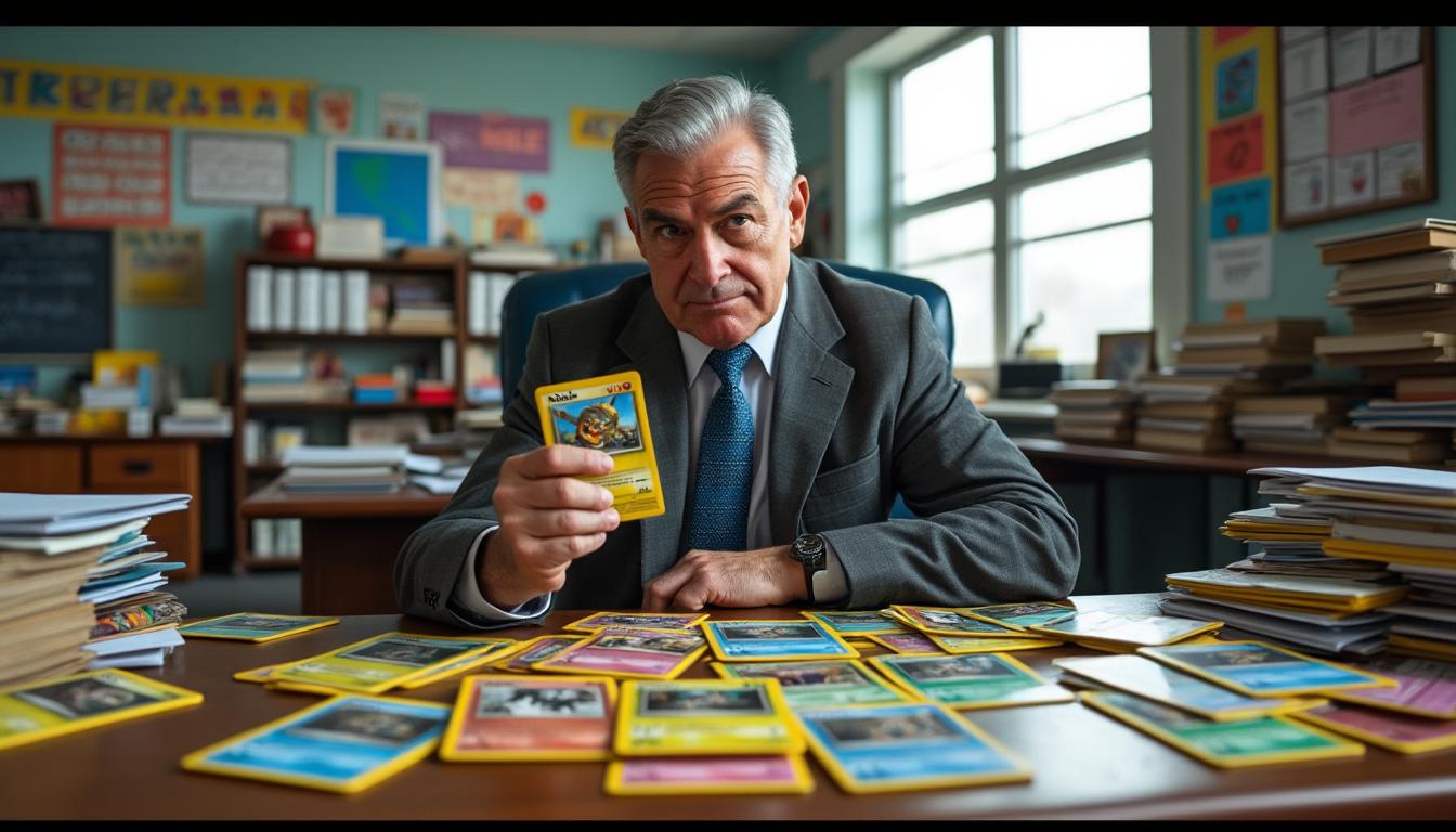 découvrez l'affaire insolite où un directeur détourne les frais scolaires en échangeant des fournitures contre des cartes pokémon, suscitant l'indignation et les questions sur la gestion des écoles.