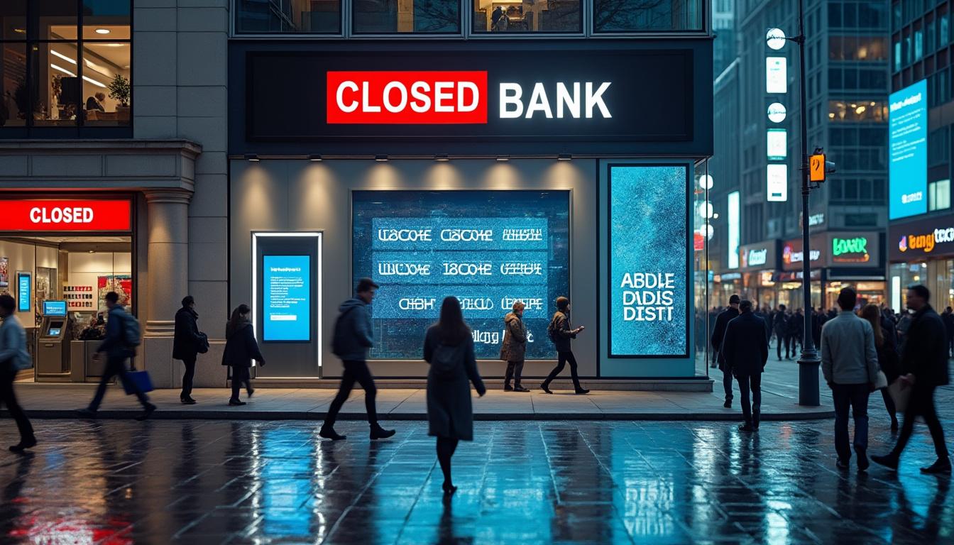 découvrez comment les banques lancent un grand « reset digital » avec une accélération massive des fermetures d'agences, transformant profondément le paysage bancaire traditionnel.