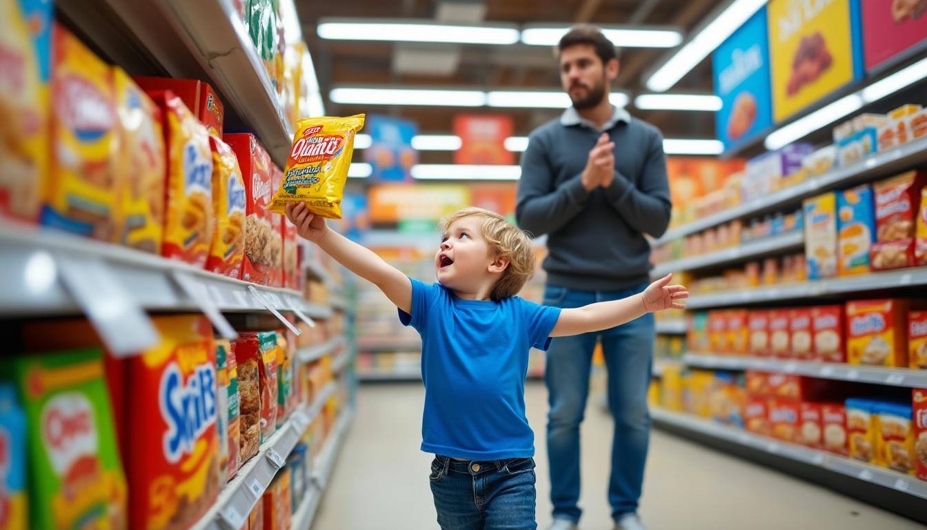 découvrez comment le marketing de la malbouffe cible les enfants, créant une pression sur les parents et contribuant à l'augmentation de l'obésité infantile.