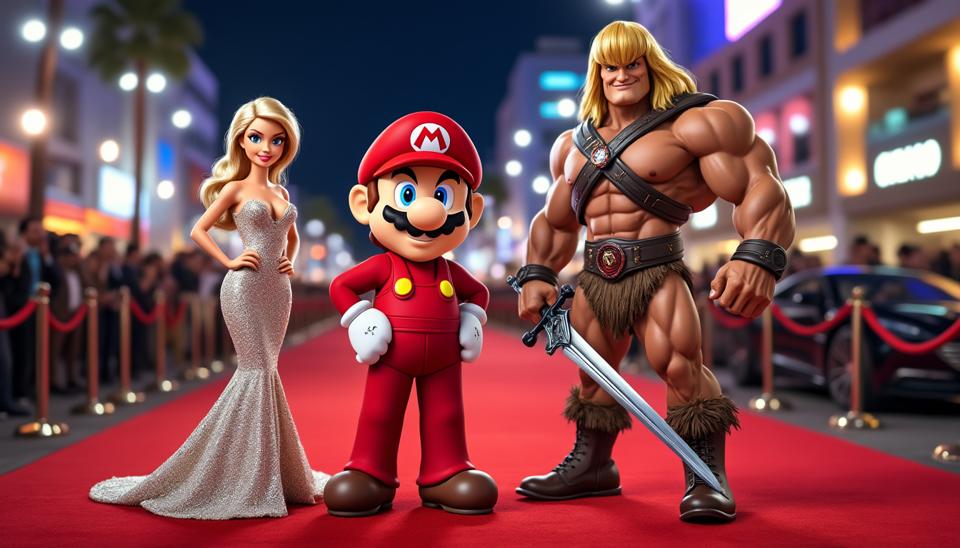 découvrez comment hollywood s'appuie sur des icônes emblématiques du jeu vidéo comme barbie, mario et musclor pour dynamiser ses recettes au cinéma, selon rtbf actus.