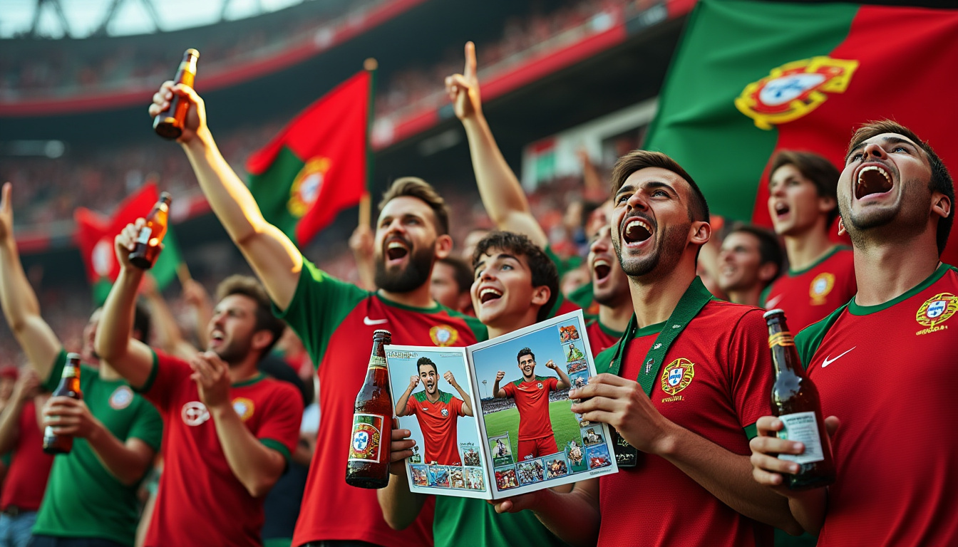 découvrez comment le portugal pourrait remporter jusqu'à 945 millions d'euros grâce aux ventes de vignettes, maillots et bière lors de la coupe du monde 2026.